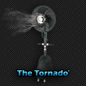 The Tornado Portable Misting fan
